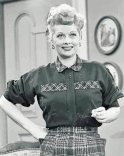 Lucille Ball Actress Paint by numbers