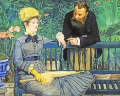 Manet In The Conservatory paint by number