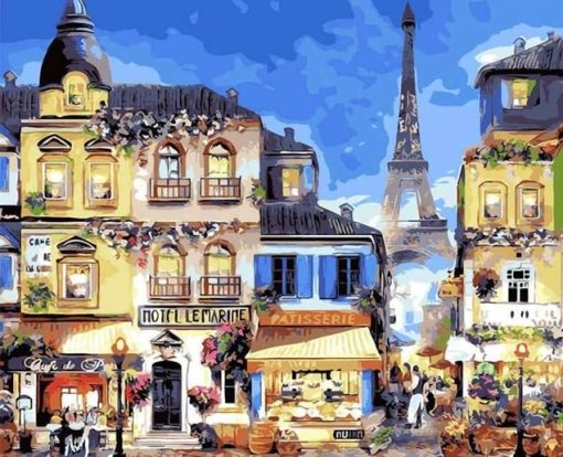 Market In Paris Paint By Number