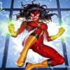 Marvel Spider Woman Paint by numbers