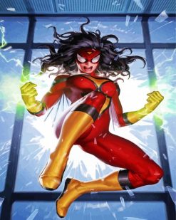 Marvel Spider Woman Paint by numbers