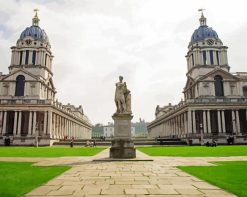 Naval College Gardens In Greenwich paint by numbers