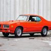 Red Pontiac Gto Car paint by numbers