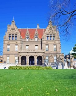 Pabst Mansion Milwaukee paint by numbers
