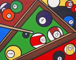 Pool Balls paint by numbers
