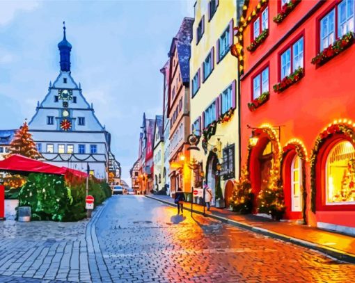 Rotenburg Germany paint by numbers