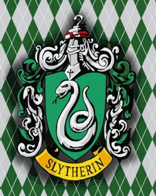 Slytherin Harry Potter Logo paint by number