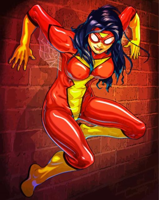 Spider Woman Marvel paint by numbers