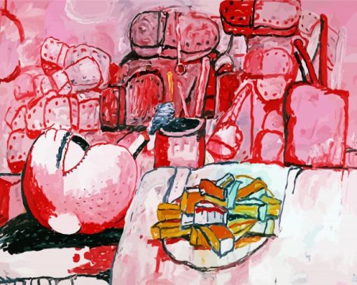 Stationary Figure Philip Guston Paint by numbers