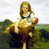The Elder Sister William Bouguereau paint by numbers
