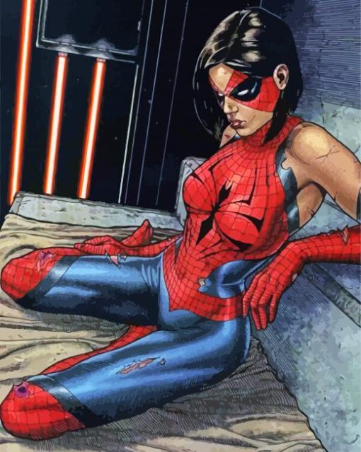 The Spider Woman paint by numbers