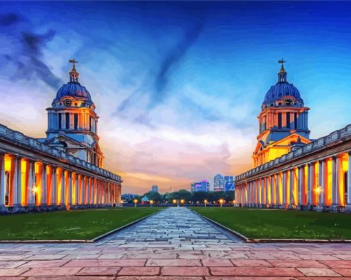 University Of Greenwich paint by numbers
