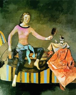 Balthus The Cat In The Mirror paint by numbers