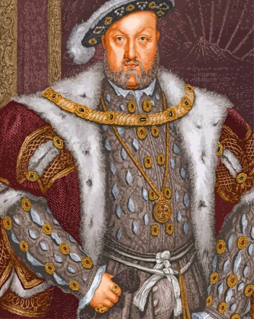 Henry VIII paint by number
