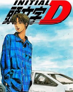 Initial D MangaInitial D Manga paint by numbers