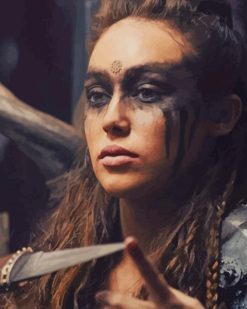 Lexa The 100 paint by numbers