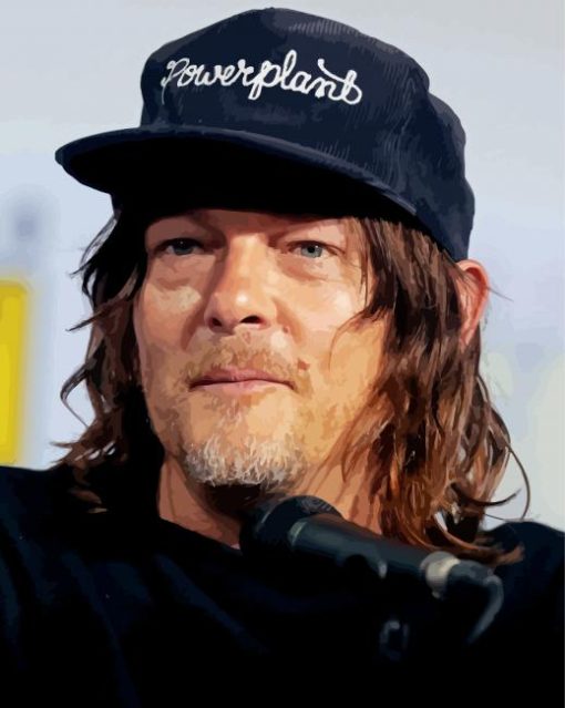 norman mark reedus paint by numbers