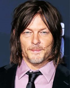 norman reedus actor paint by numbers