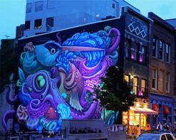 Street Art Halifax paint by numbers