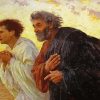 the disciples peter and john by eugene burnand paint by number