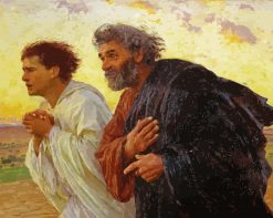the disciples peter and john by eugene burnand paint by number