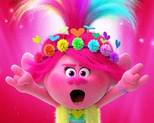 Poppy From Trolls - Paint By Numbers - Paint by numbers for adult