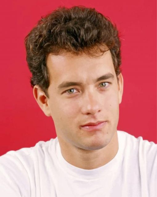 Young Tom Hanks paint by numbers