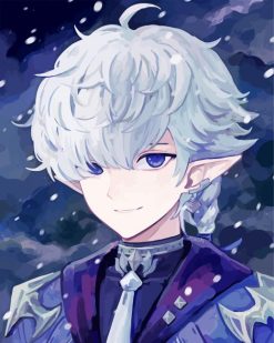 Alphinaud Leveilleur Final Fantasy paint by numbers