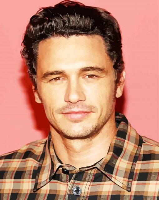James Franco Actor paint by numbers