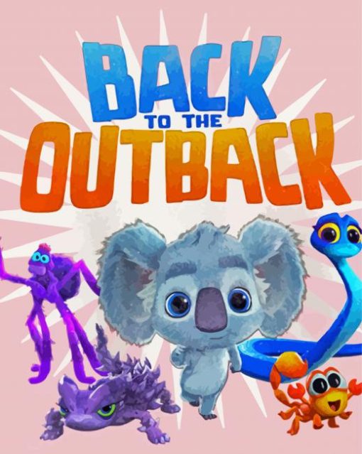 Back To The Outback Poster paint by numbers