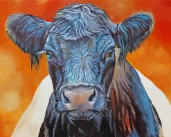 Belted galloway art paint by numbers