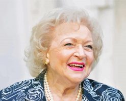 Betty White Actress Paint by numbers