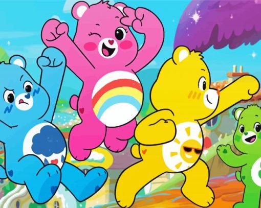 Care Bears paint by numbers
