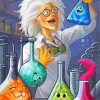 Chemist Scientist paint by numbers