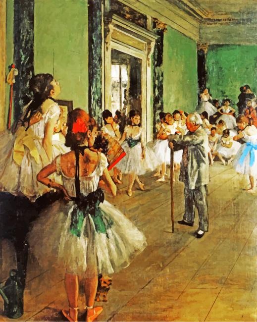 Edgar Degas Ballet - Paint By Numbers - Paint by numbers for adult