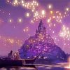 Disney Castle Tangled Lanterns paint by numbers