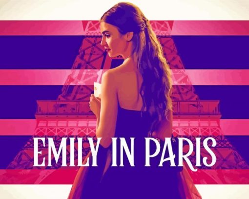 Emily In Paris Serie Poster Paint by numbers