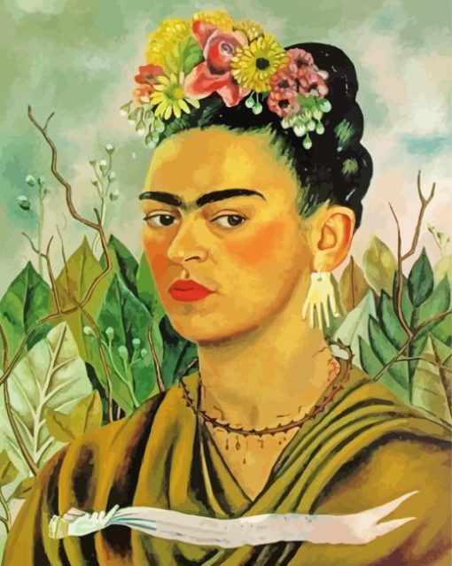 Frida Thorn Necklace paint by numbers