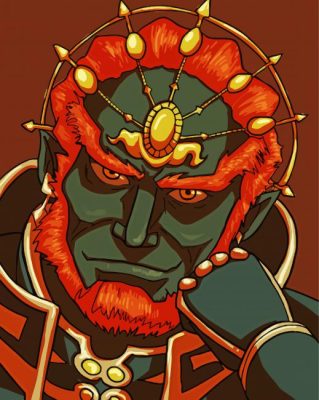 Ganondorf Monster paint by numbers