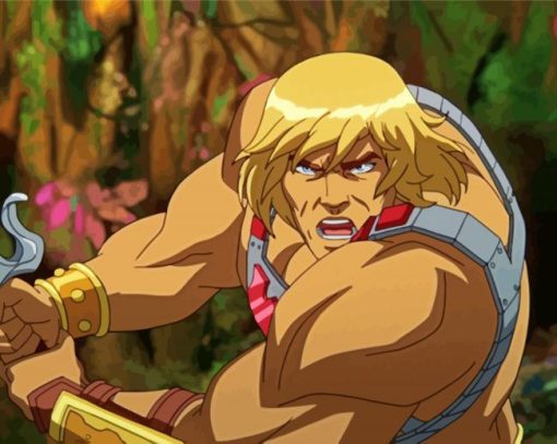 He Man Animation paint by numbers