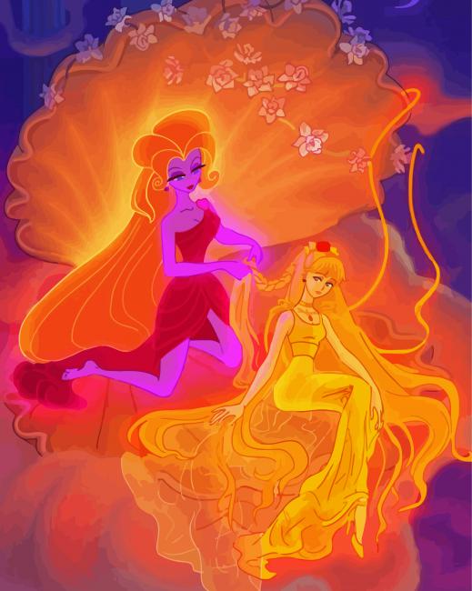 Disney Aphrodite - Paint By Number - Paint by numbers for adult