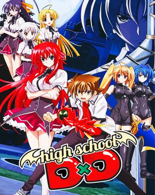 Issei High School DxD' Poster, picture, metal print, paint by The Artz