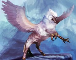 Hippogriff art paint by numbers