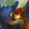 Hiccup How To Train Your Dragon paint by number