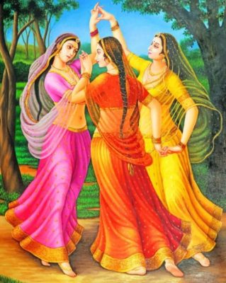 Indian Ladies paint by number