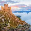 Italy Abruzzo Rocca Calascio paint by numbers
