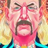 Joe Exotic Tiger King paint by numbers