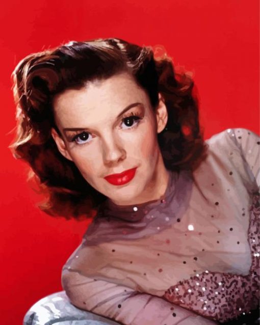 Judy Garland American Actress paint by numbers