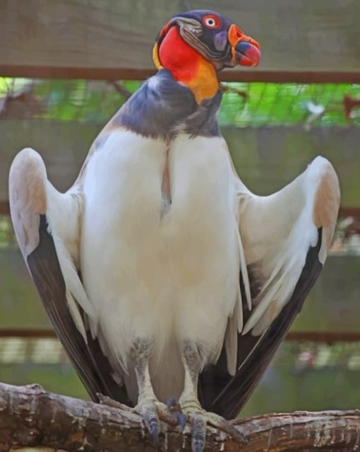 King Vulture Bird paint by numbers