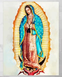 Lady Guadalupe paint by numbers
